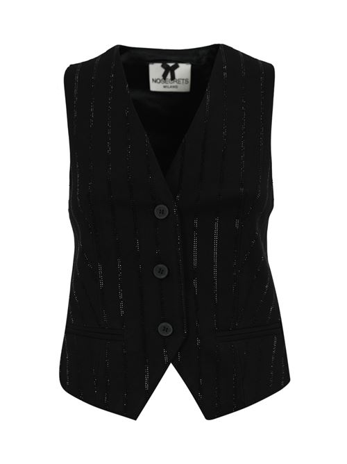 Gilet gessato gioiello NO SECRETS | 243NS002LIQUIRIZIA